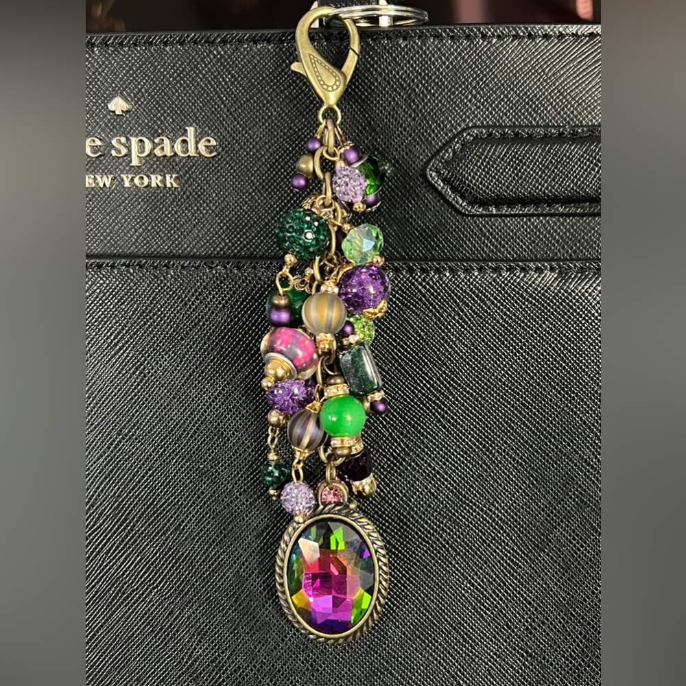 Bag Charm for purse, tote or rear view mirror.